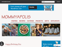 Tablet Screenshot of mommyapolis.com